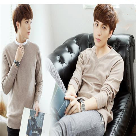 Men's  Woolen Sweater Turtleneck Thin Sweater