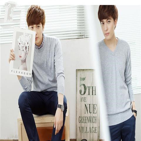 Men's  Woolen Sweater Turtleneck Thin Sweater