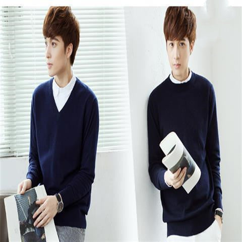 Men's  Woolen Sweater Turtleneck Thin Sweater