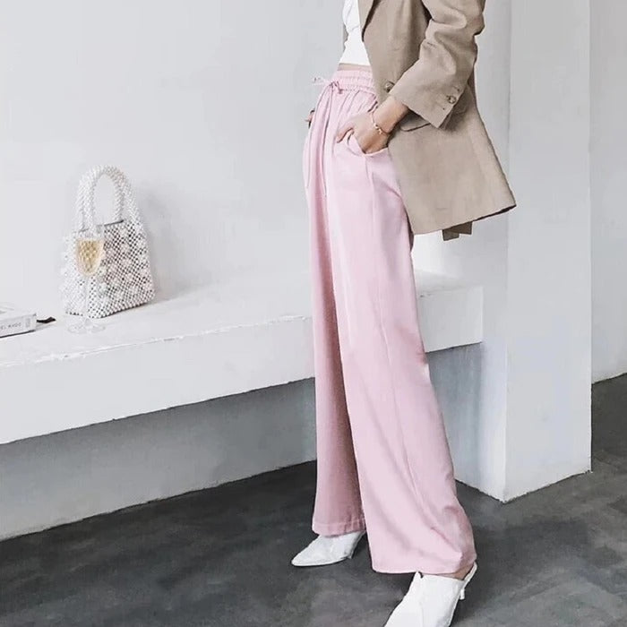 Women's high waist wide leg pants