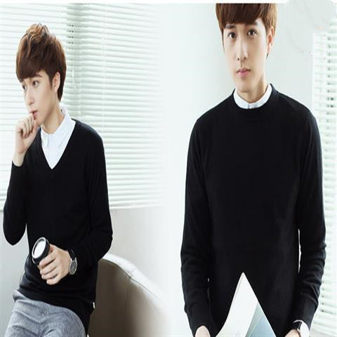 Men's  Woolen Sweater Turtleneck Thin Sweater