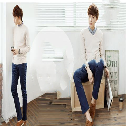 Men's  Woolen Sweater Turtleneck Thin Sweater