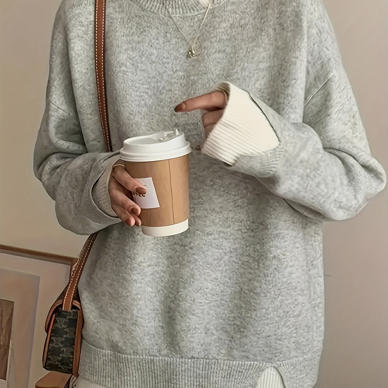 Round Neck Sweater Soft Sweater