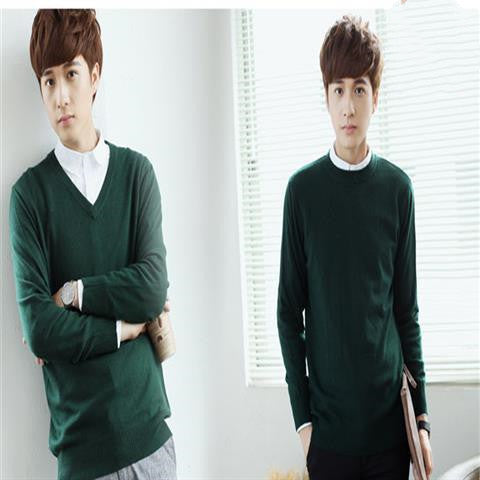 Men's  Woolen Sweater Turtleneck Thin Sweater