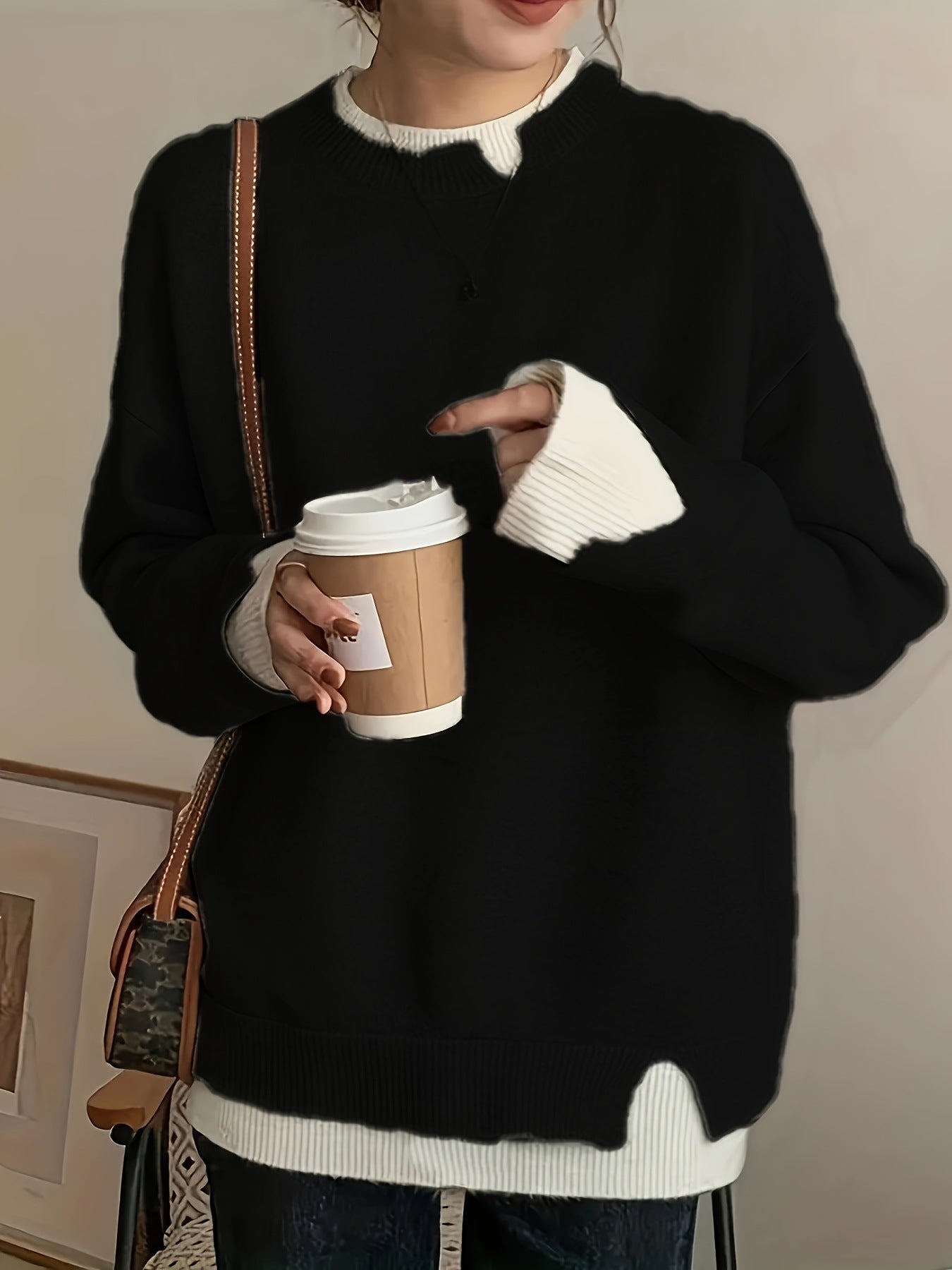 Round Neck Sweater Soft Sweater