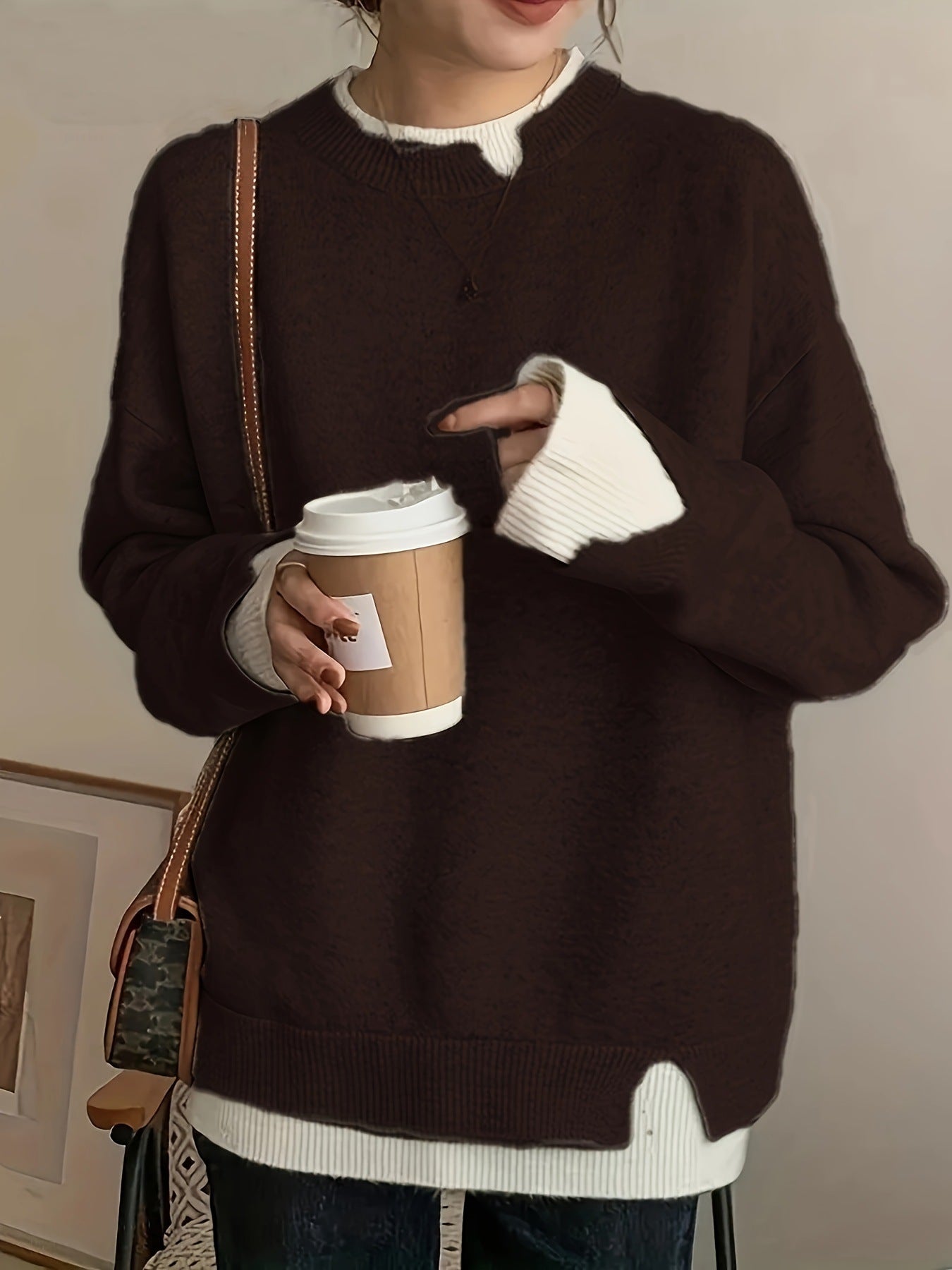 Round Neck Sweater Soft Sweater
